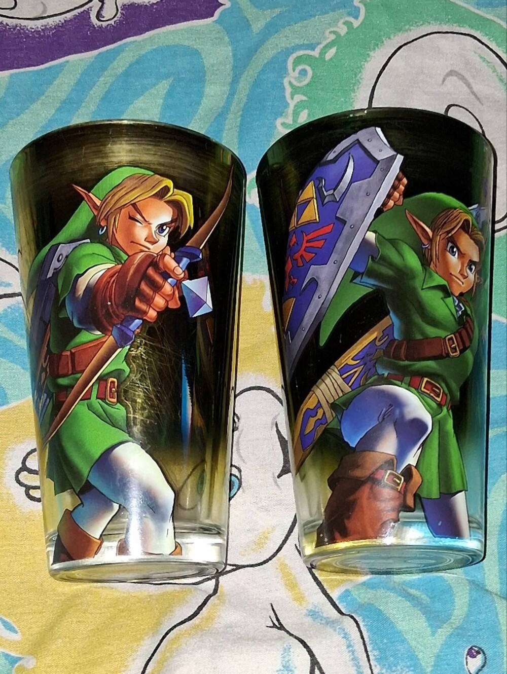 2016 The Legend Zelda Video Game Glass Cup Setb